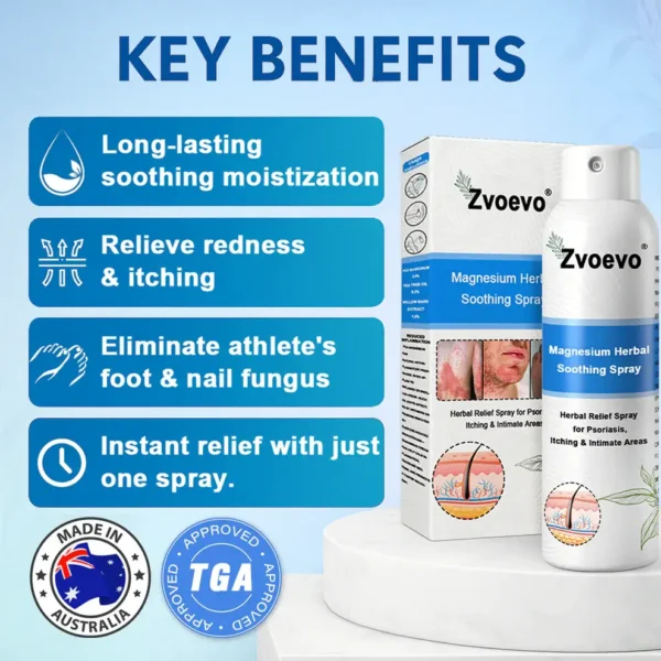 Zvoevo® Magnesium Herbal Psoriasis Spray